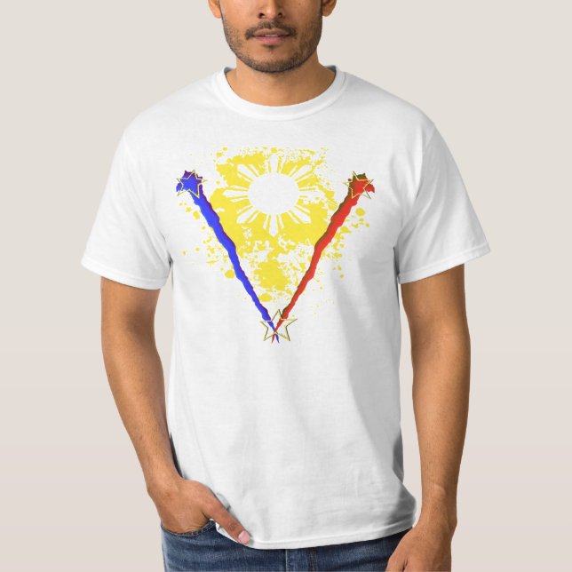 V style Philippine Flag shirt (Front)