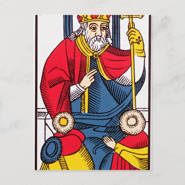 V The Pope, Tarot card (Front)