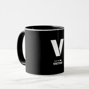 V(Victor) NATO Phonetic Alphabet & Morse Code Mug