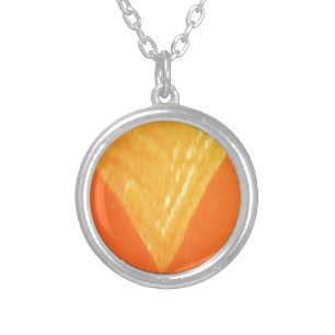 V Victory Gold: Gifts for Wedding Engagement Silver Plated Necklace