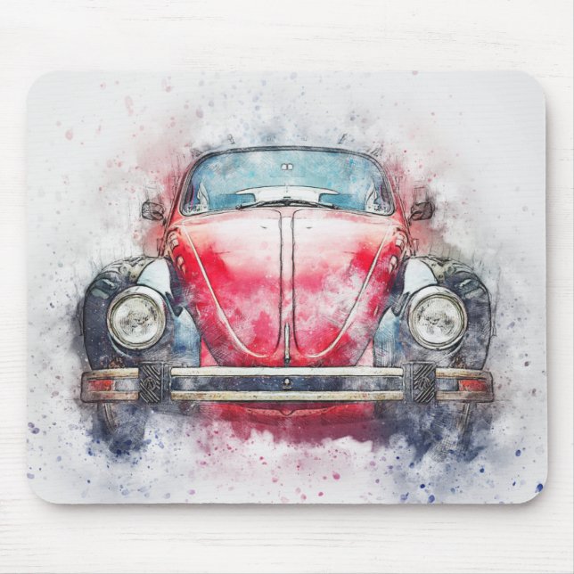 V.W. Beetle Mouse Pad (Front)