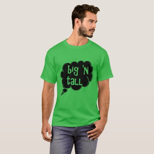 Va_cA Big n TALL green t_shirt sizes to 6X