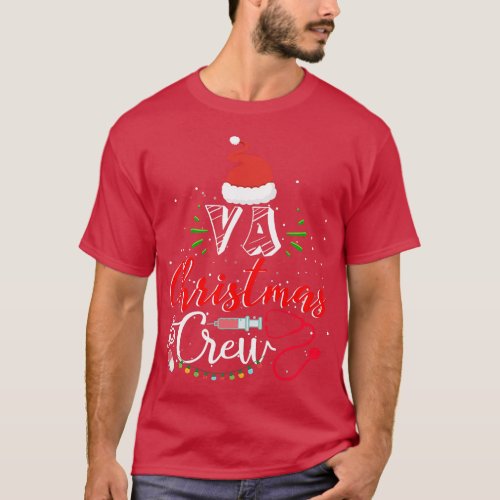 VA Nurse Christmas Crew Nurse Xmas T_Shirt