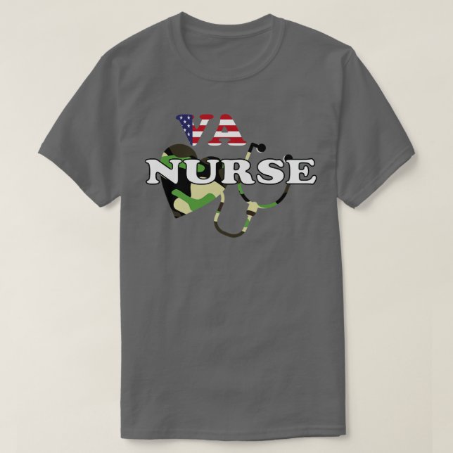 VA Nurse T-Shirt (Design Front)