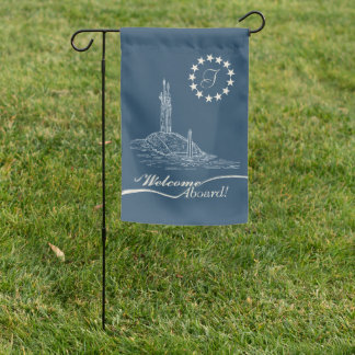 VA SSN Welcome Aboard Garden Flag