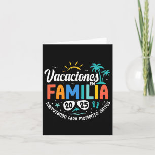 Vacaciones En Familia 2025 Card