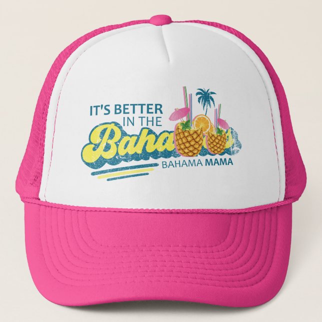 Vacation Bahama Mama Bahamas Hat Cruise  Bahamian (Front)