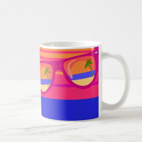 Vacation Beachy Shades Coffee Mug