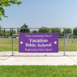 Vacation Bible School Custom Banner