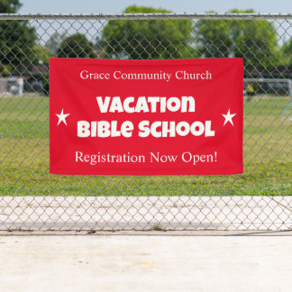 Vacation Bible School Custom Banner
