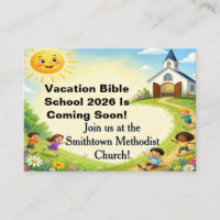 Vacation Bible School Customized Invitation