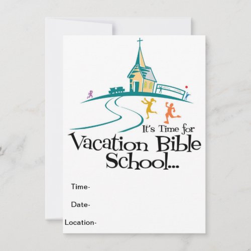 Vacation Bible School Invitation