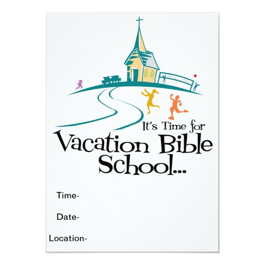 Vacation Bible School Invitation Zazzle com Vacation Bible School Invitation Zazzle com