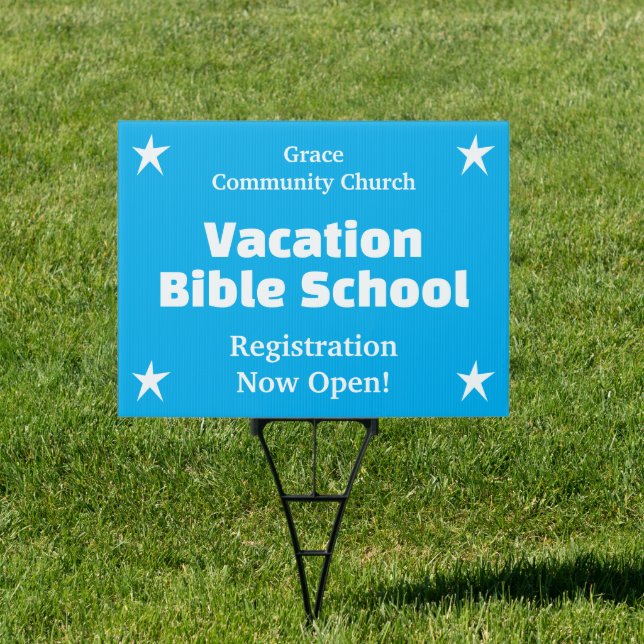 Vacation Bible School Yard Sign (Insitu)