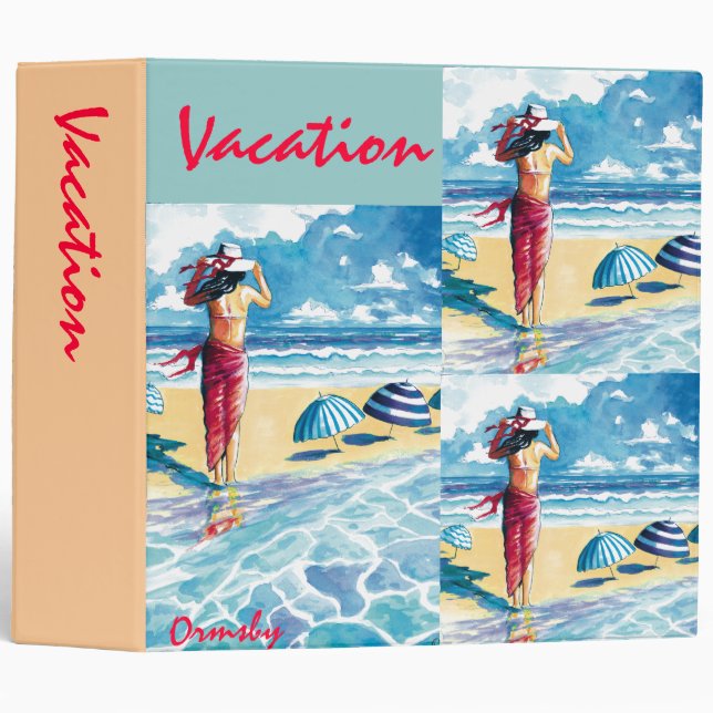 Vacation- binder (Front/Spine)