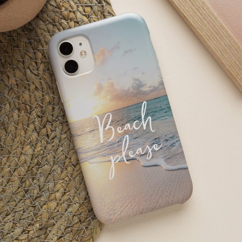 Vacation Bliss Beach Ocean Summer Relaxing Art Case_Mate iPhone 14 Case