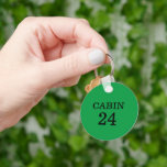 Vacation Cabin 2 Sided ID Fully Custom Details Keychain<br><div class="desc">Vacation Cabin 2 Sided ID Fully Custom Details keychain</div>