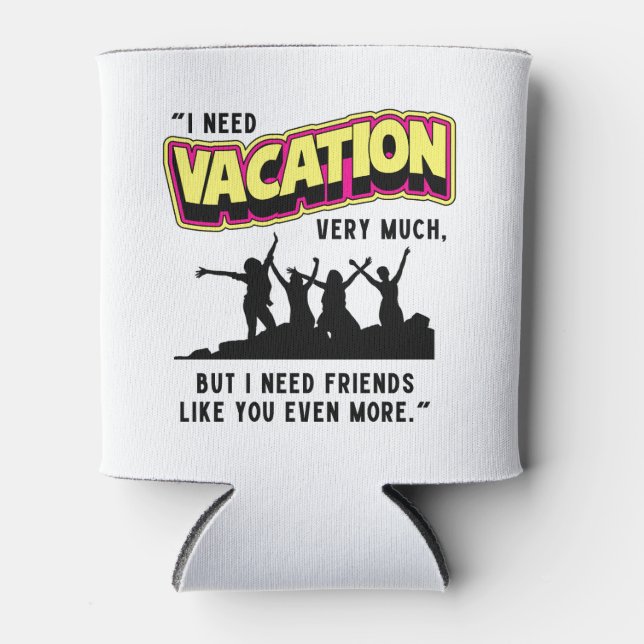 VACATION CAN COOLER (Front)