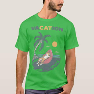 Vacation Cat boy T-Shirt