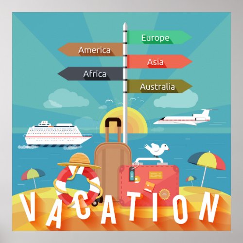 Vacation Destinations Poster