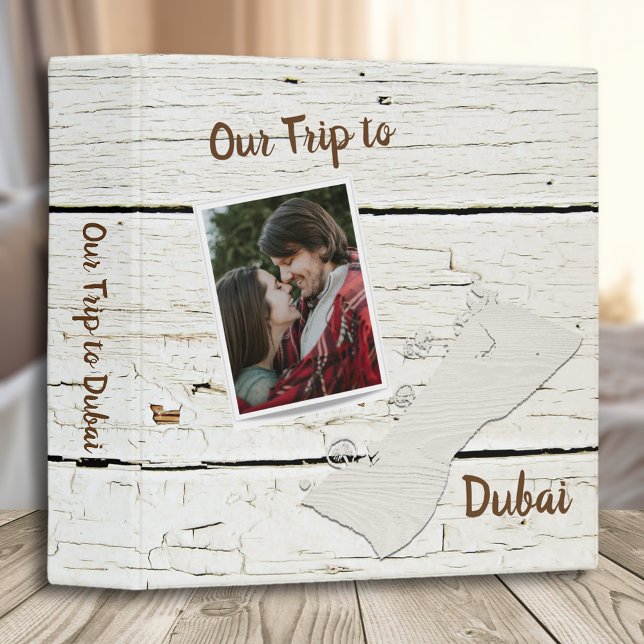 Vacation Dubai Photo Album White Board 3 Ring Binder (Creator Uploaded)