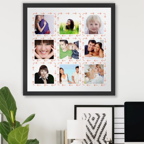 Vacation Family Adventure Arrows Photo Instagram  Poster