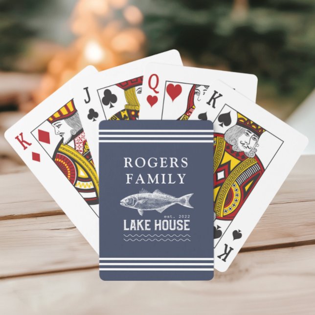 Vacation Family Lake House Poker Cards (Creator Uploaded)