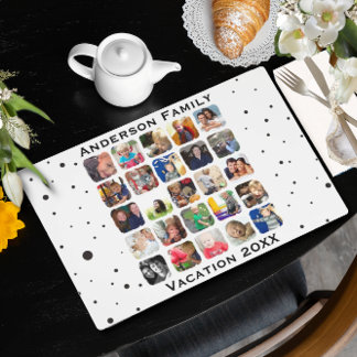 Vacation Family Photo Place Mats