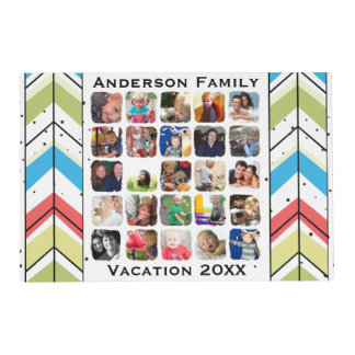 Vacation Family Photo Place Mats