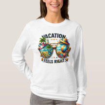 Vacation Feels Right Basic Long Sleeve USA