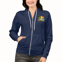 Vacation Feels Right Island Sunset Zip Hoodie USA