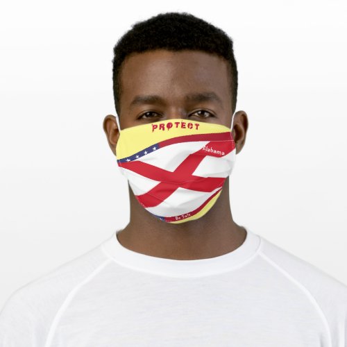 Vacation Fun Alabama Adult Cloth Face Mask