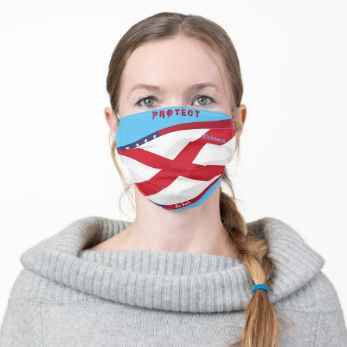 Vacation Fun Alabama Adult Cloth Face Mask