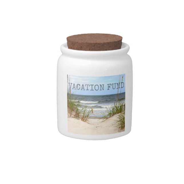 Vacation Fund Candy Jar (Front)