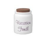 Vacation Fund Jar at Zazzle