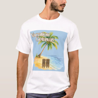 Vacation Getaway Tropical Beach Men's T-Shirt