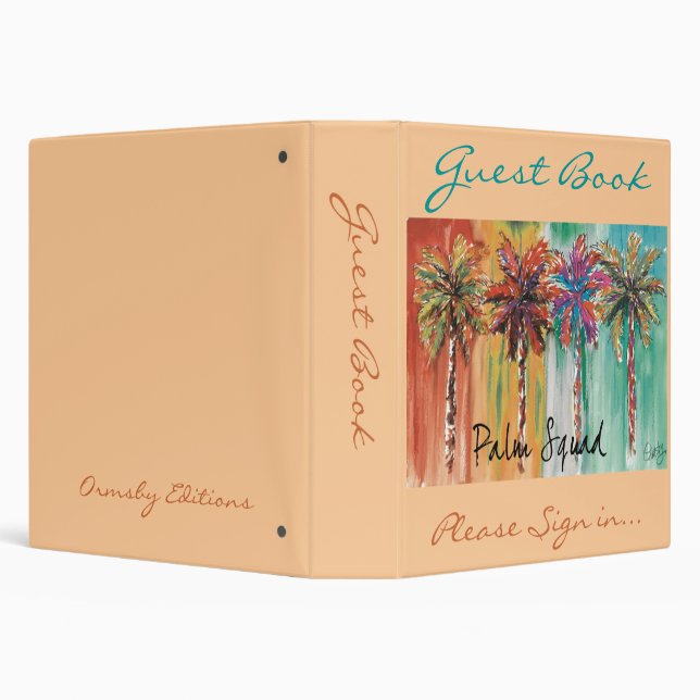 Vacation  Guest Book - binder (Background)