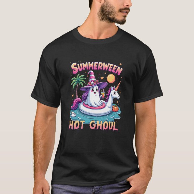 Vacation Halloween Party Group Funny Summerween Wi T-Shirt (Front)