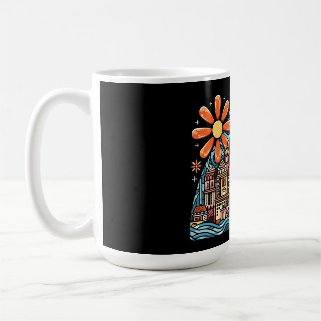 vacation in an island coffee mug (Left)