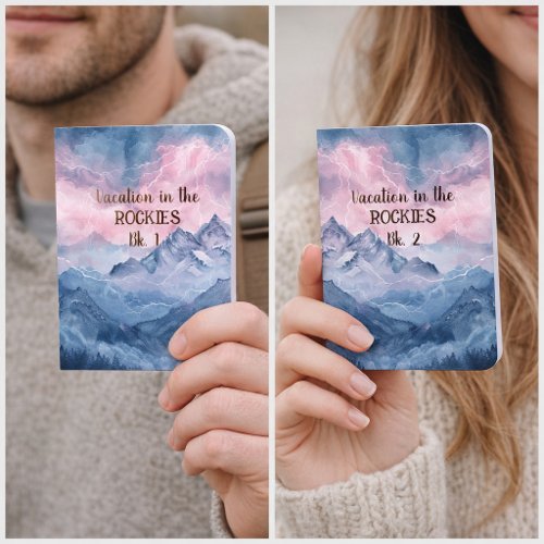 Vacation in the ROCKIES Bk. 1 and Bk. 2 Foil Vow Books