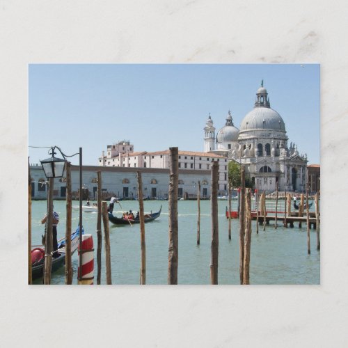 Vacation in Venice landscape postcard