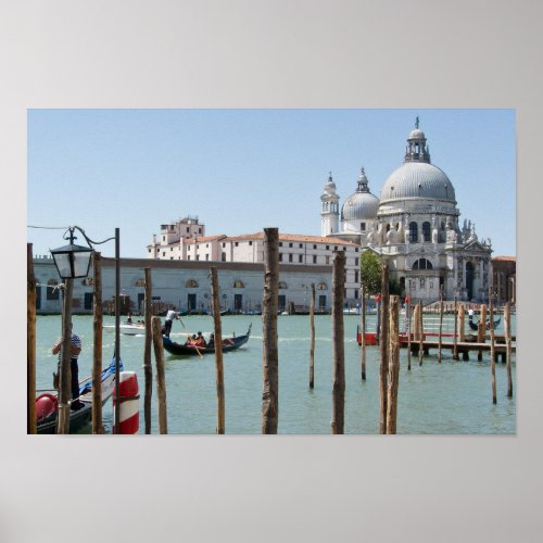 Vacation in Venice landscape poster