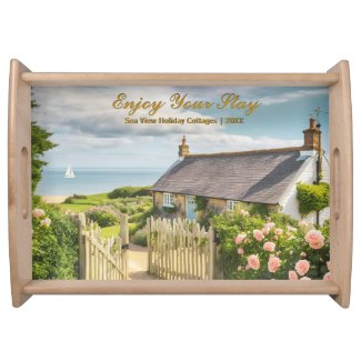 Vacation Let Holiday Home Rental Cottage Photo Tray