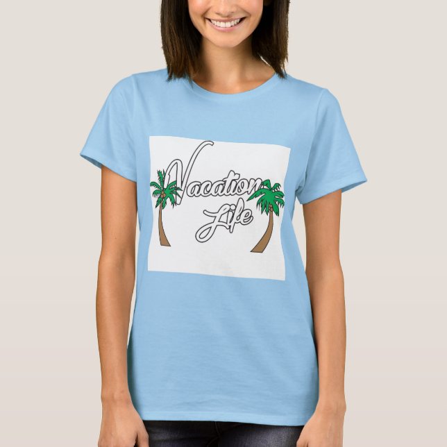 Vacation Life Crop Top Logo 2 (Front)
