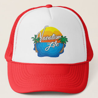 Vacation Life Trucker hat