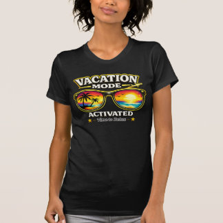 Vacation Mode Activated Travel Outfit Slim Fit Tee