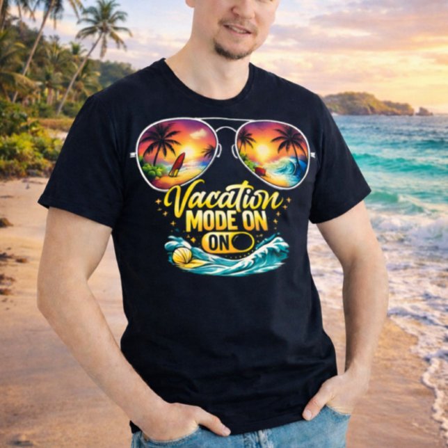 Vacation Mode On Ocean Sunset Shirt (Creator Uploaded)