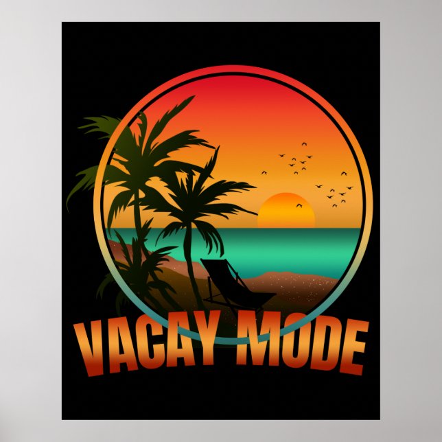 VACATION MODE POSTER (Front)