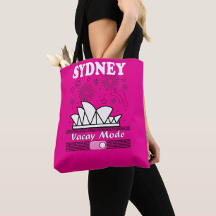Vacation mode tote bag