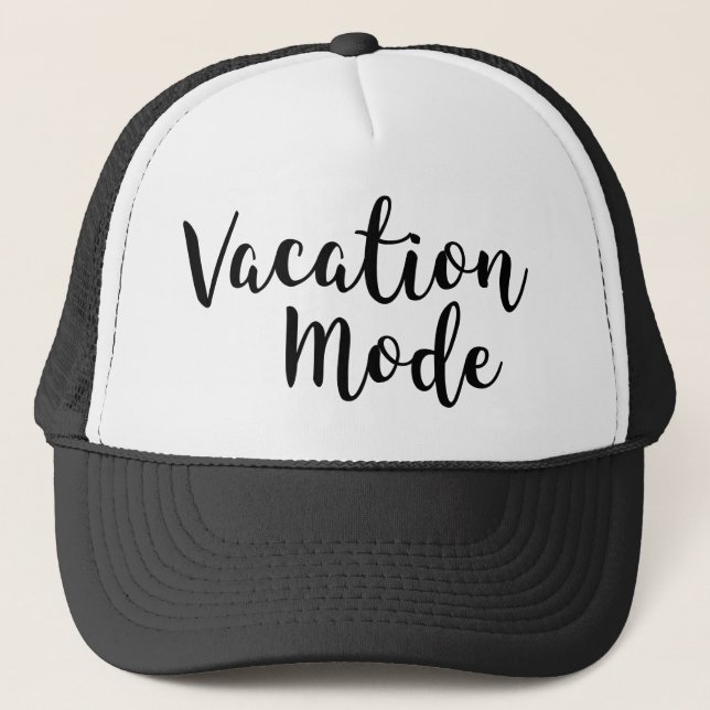 Vacation Mode Trucker Hat (Front)